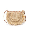Bolso de rafia con flecos y bandolera regulable | Diseño artesanal exclusivo para verano 2026| Ligero y natural | Edición limitada | ABAG