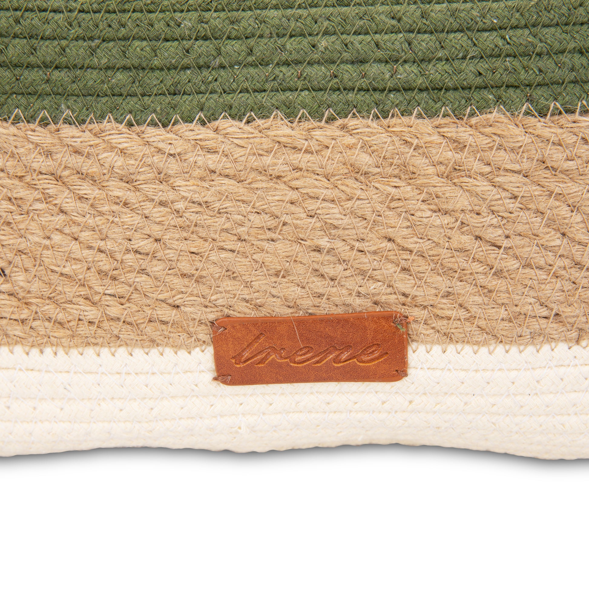 Bandolera de cuerda trenzada tricolor | Irene Eco Crossbody