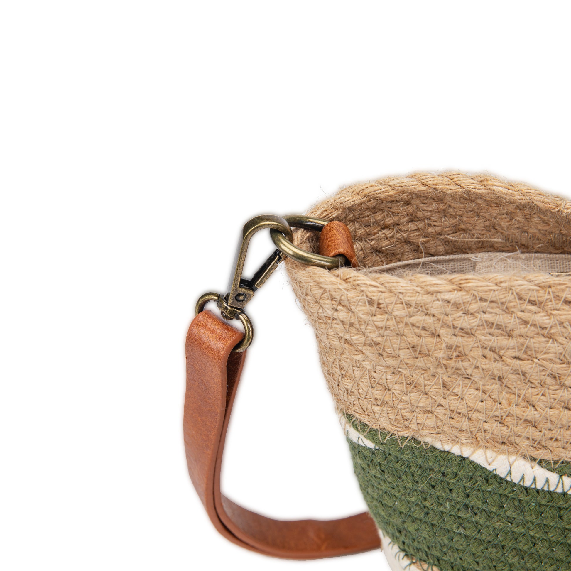 Bolso jute & algodón con borla | Irene® Riviera Tassel Bag