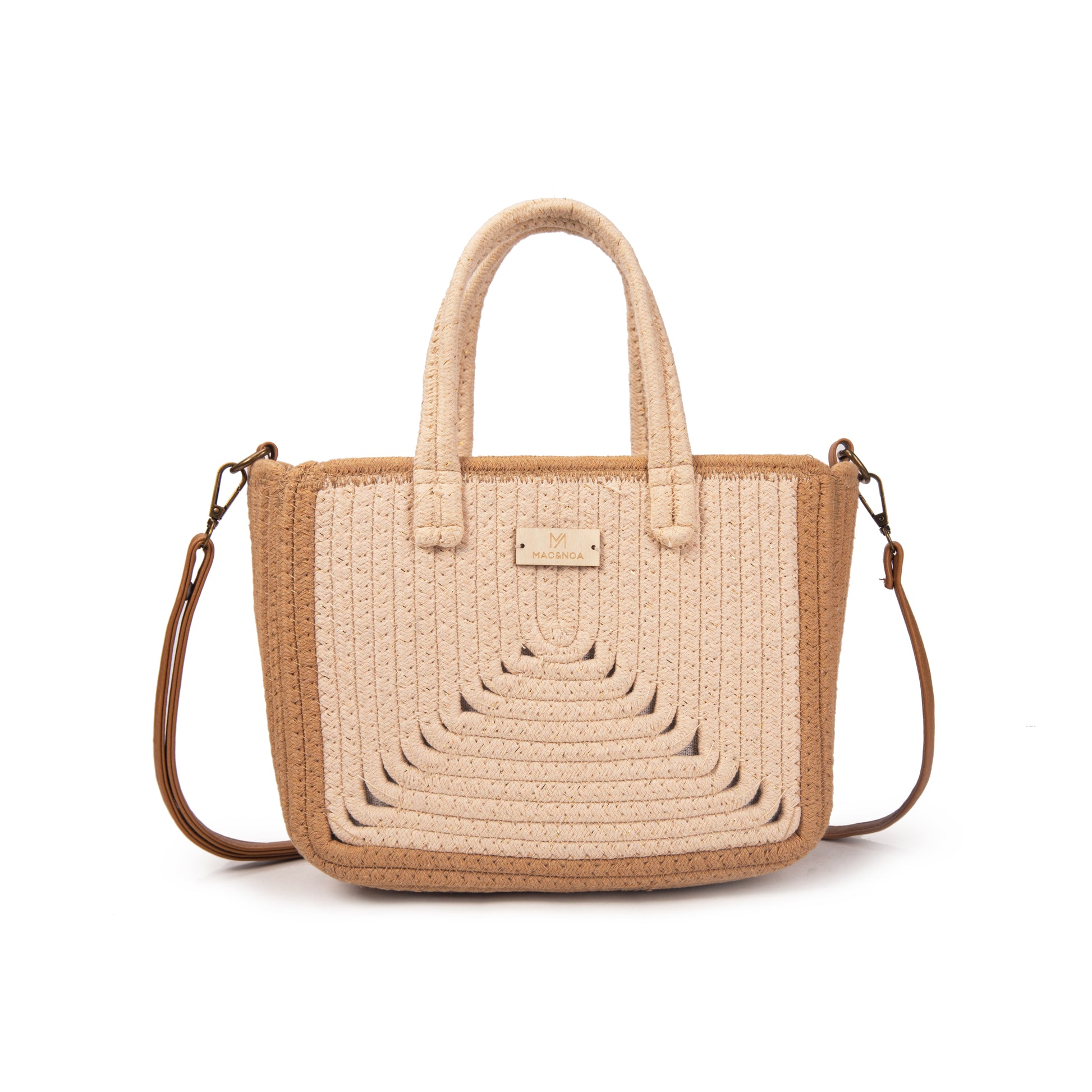 Bolso mini tote cuerda geométrico | MAC&NOA® Pyramid Bag