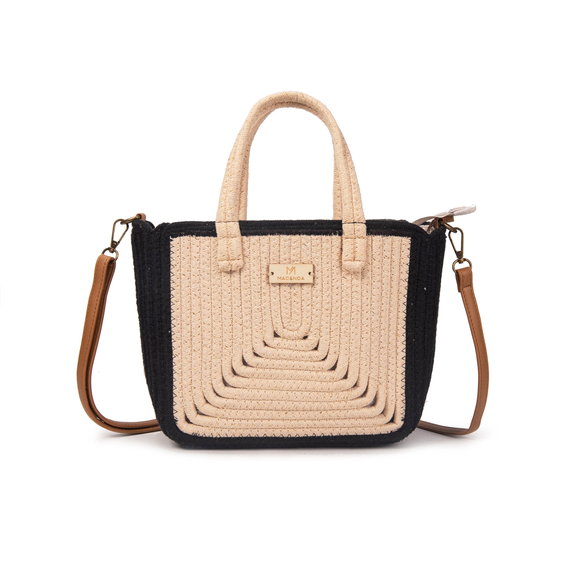 Bolso mini tote cuerda geométrico | MAC&NOA® Pyramid Bag