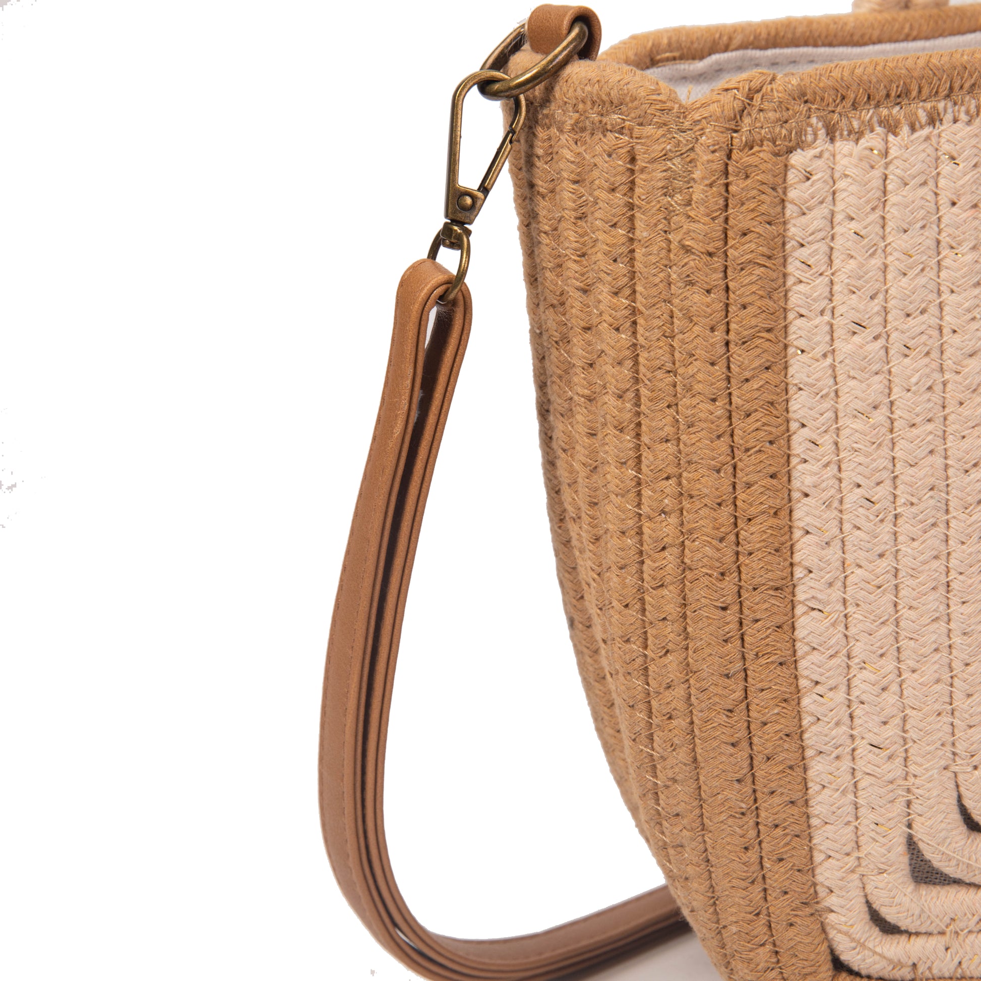 Bolso mini tote cuerda geométrico | MAC&NOA® Pyramid Bag