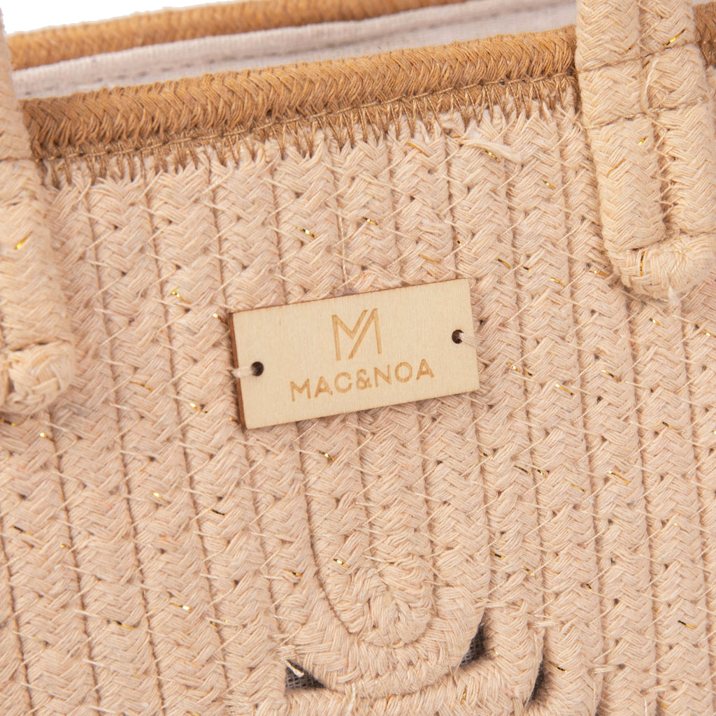 Bolso mini tote cuerda geométrico | MAC&NOA® Pyramid Bag