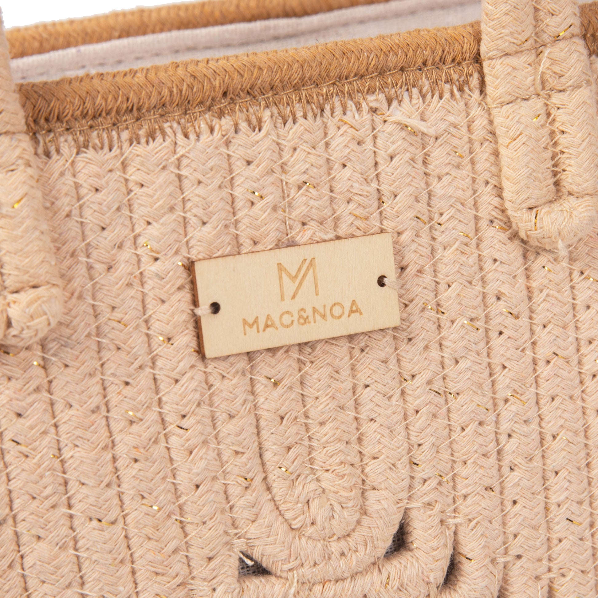 Bolso mini tote cuerda geométrico | MAC&NOA® Pyramid Bag
