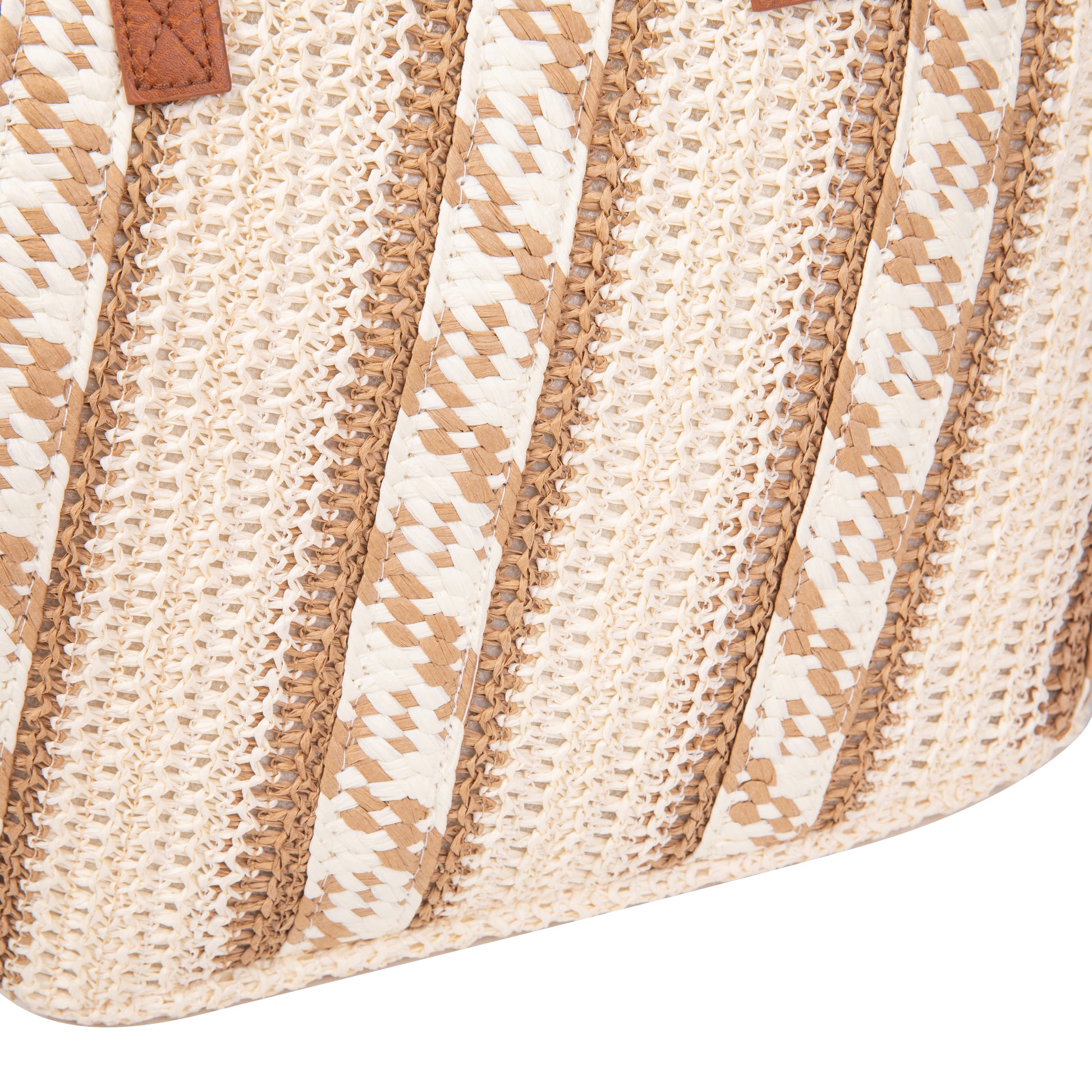 Bolso shopper rafia a rayas | MAC&NOA® Striped Coast Bag