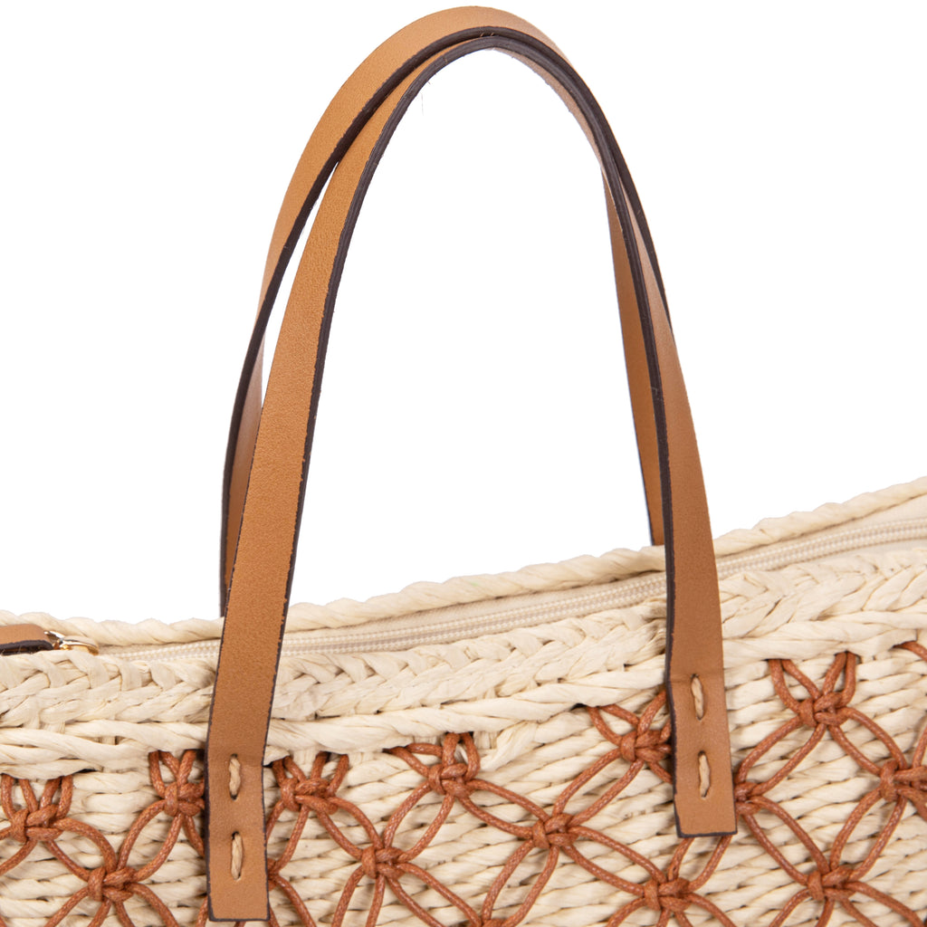 Tote Net Marina | MAC&NOA® Bolso de rafia con red