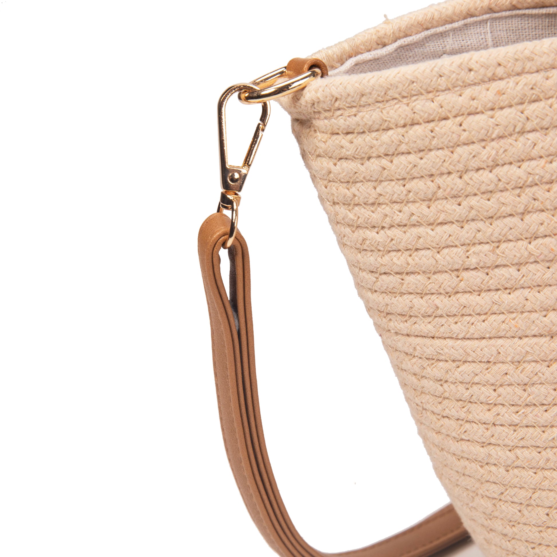 Bolso Círculo Luz | Shopper de cuerda con asas redondas
