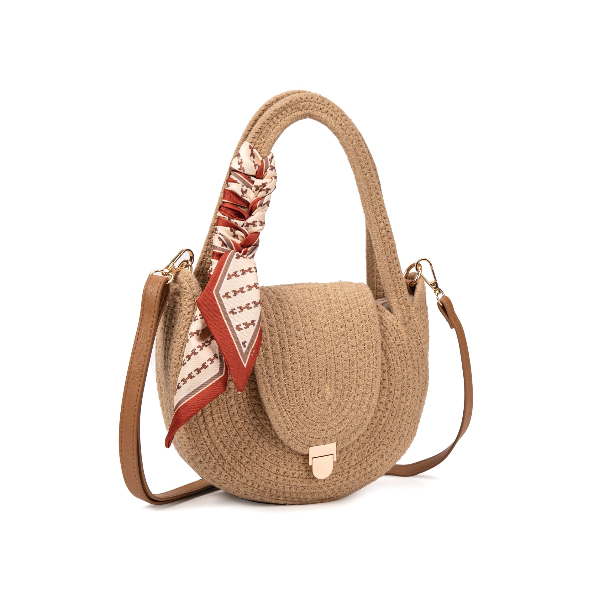 Bolso semiluna con pañuelo | ABag® Moon Scarf Tote