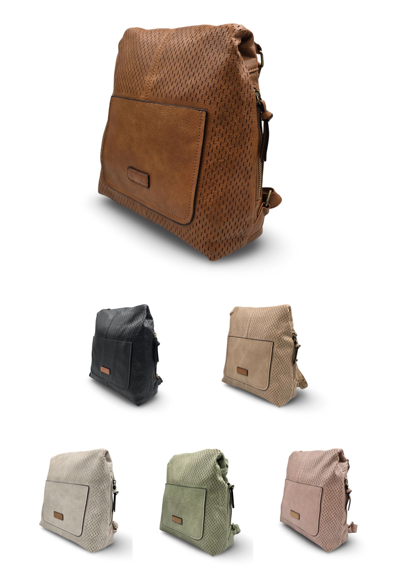 Mochila-bolso Soft Perfor | Ecopiel multiposición
