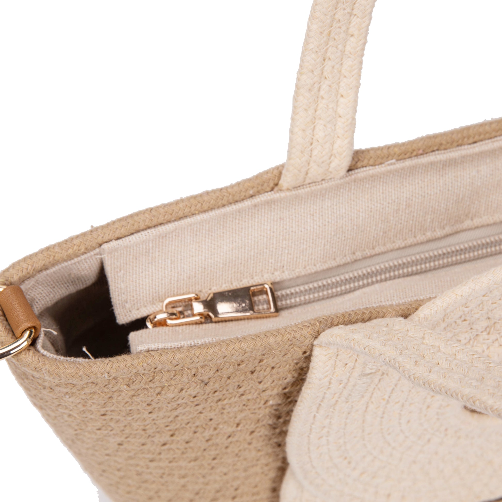 Bolso de algodón trenzado con asa corta y bandolera regulable – Modelo exclusivo y elegante para verano 2025 | Ligero, versátil y cómodo | Edición limitada | CAMAR