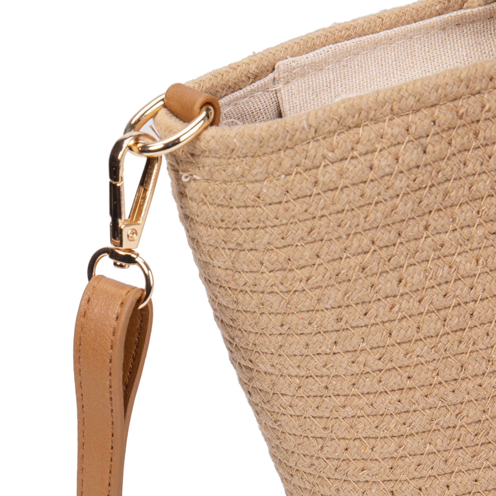 Bolso de algodón trenzado con asa corta y bandolera regulable – Modelo exclusivo y elegante para verano 2025 | Ligero, versátil y cómodo | Edición limitada | CAMAR