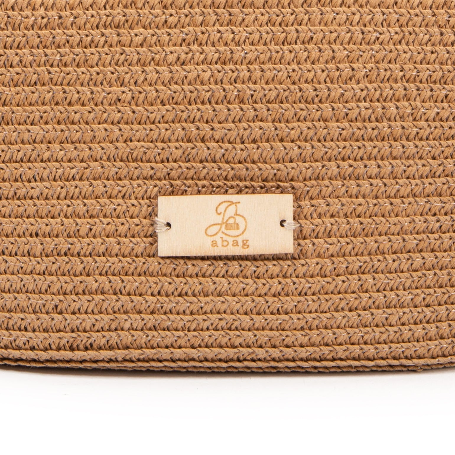 Bolso de rafia trenzada con asa corta y bandolera | Capazo mini de verano mujer