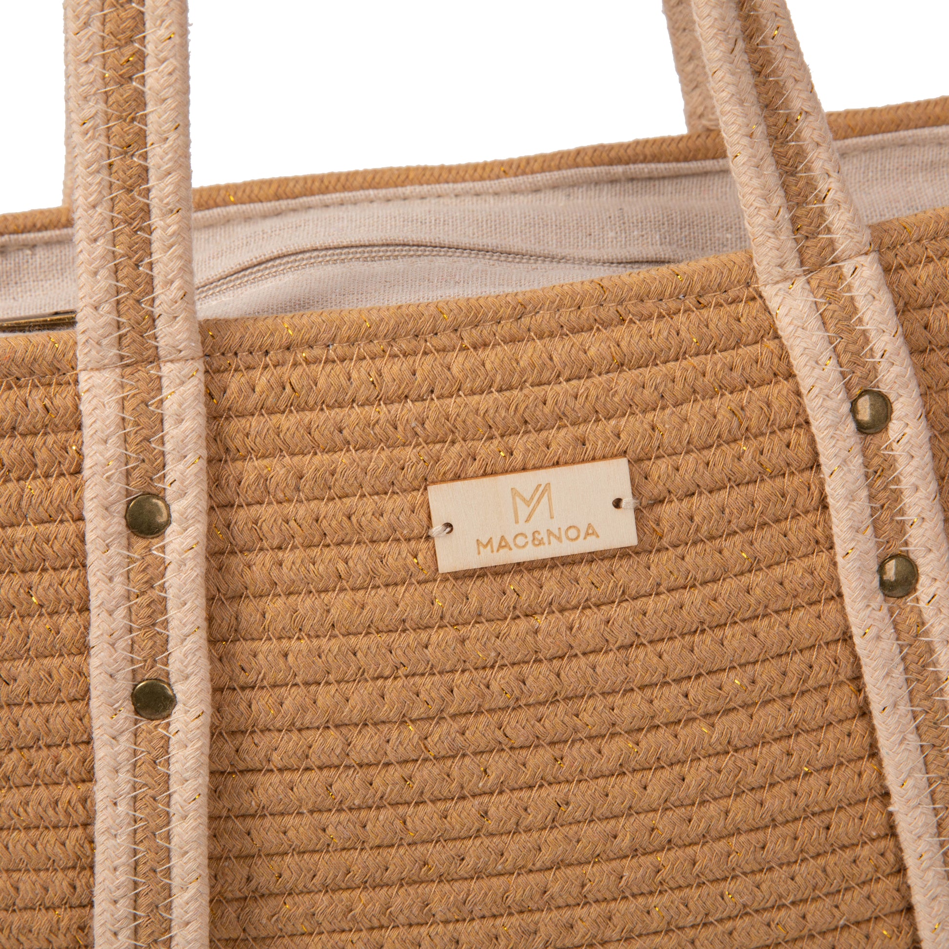 Bolso tote cuerda & contraste | MAC&NOA® Sailor Rope Bag