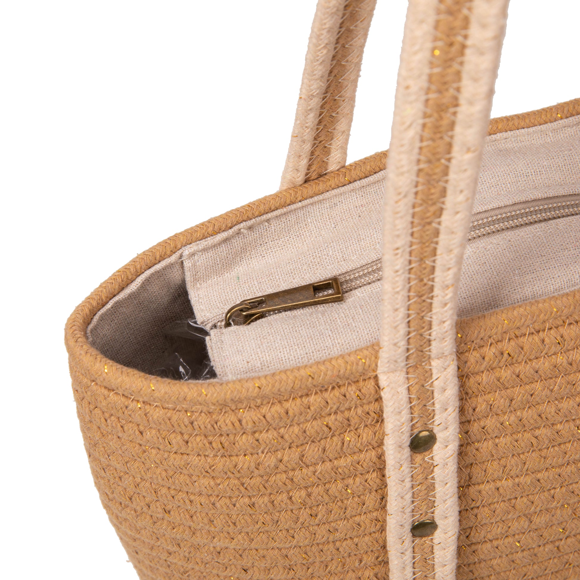 Bolso tote cuerda & contraste | MAC&NOA® Sailor Rope Bag