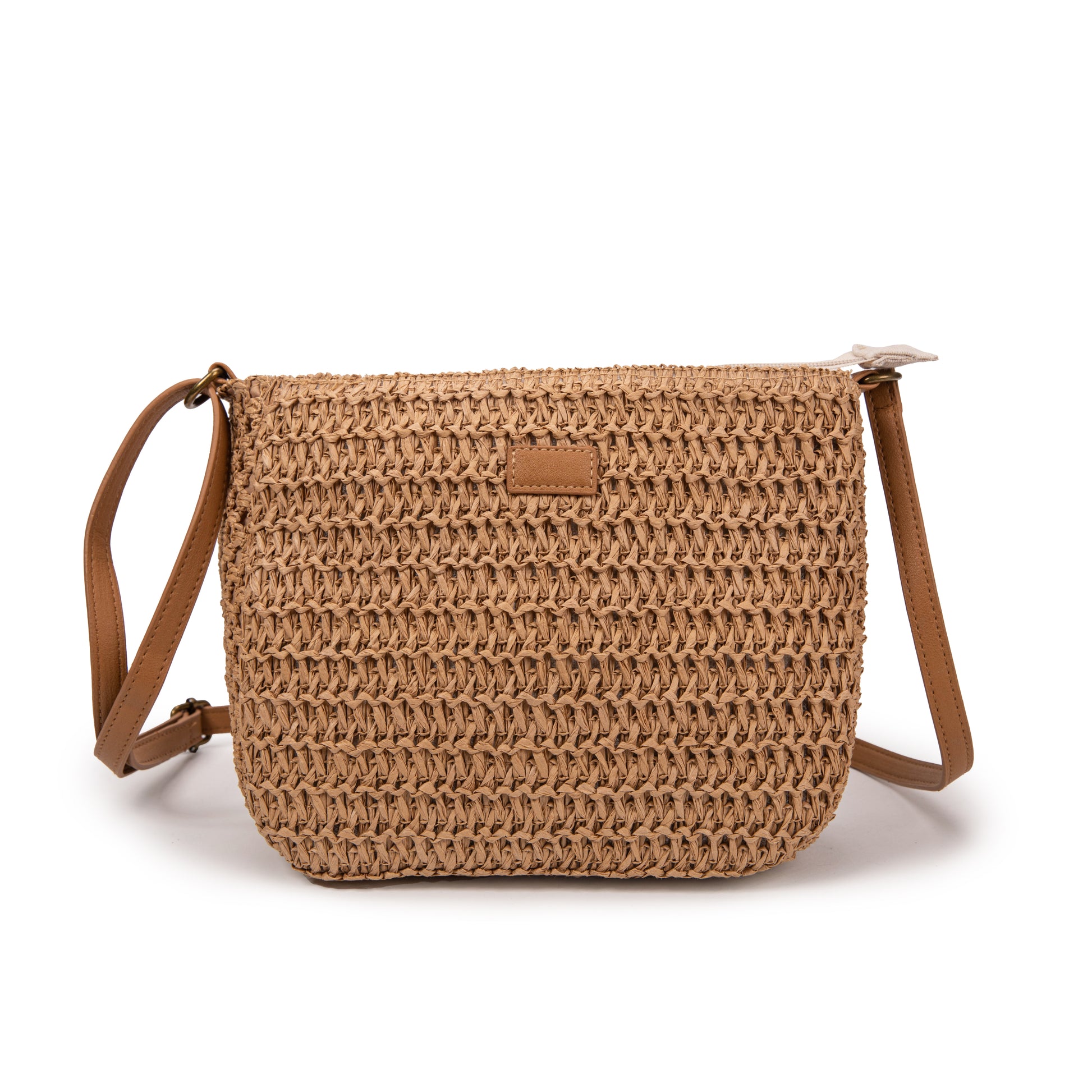 Bolso bandolera rafia tejido | MAC&NOA® Breeze Crossbody
