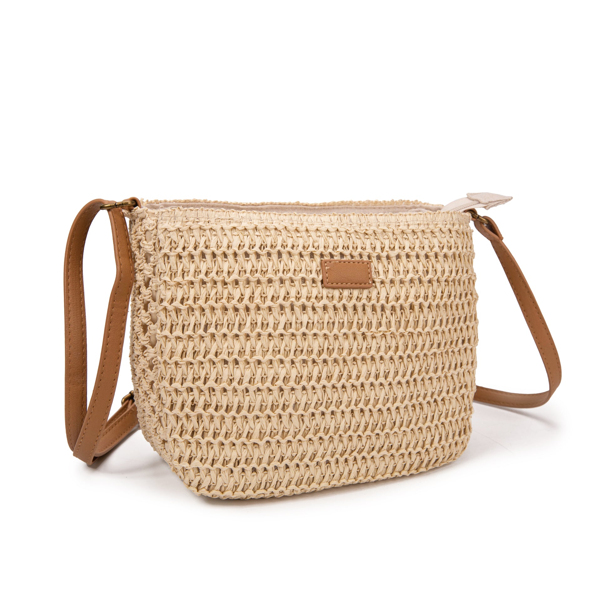 Bolso bandolera rafia tejido | MAC&NOA® Breeze Crossbody