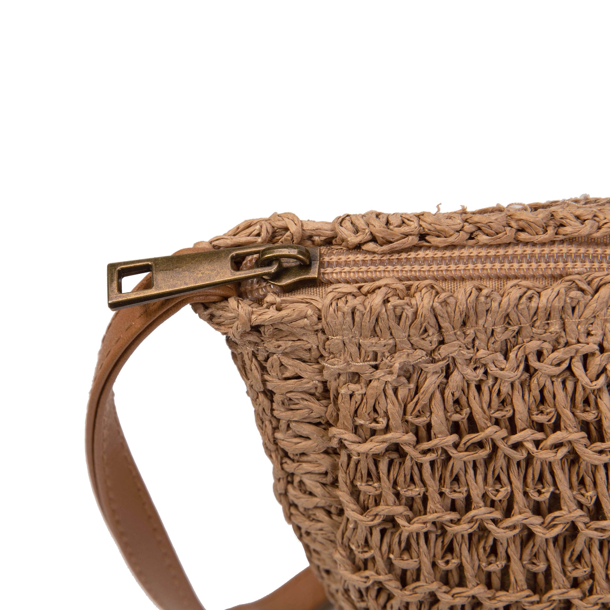 Bolso rafia con borla & cuentas | MAC&NOA® Tassel Beads Bag