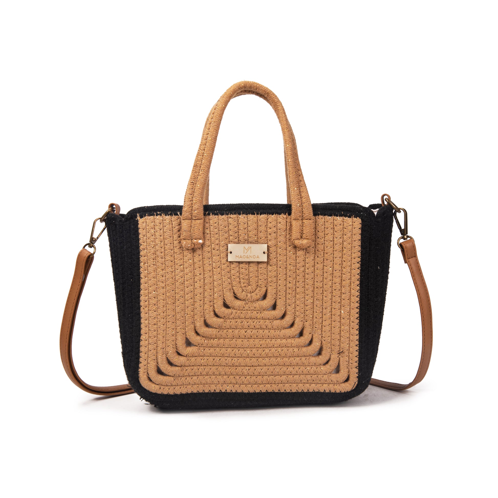 Bolso mini tote cuerda geométrico | MAC&NOA® Pyramid Bag
