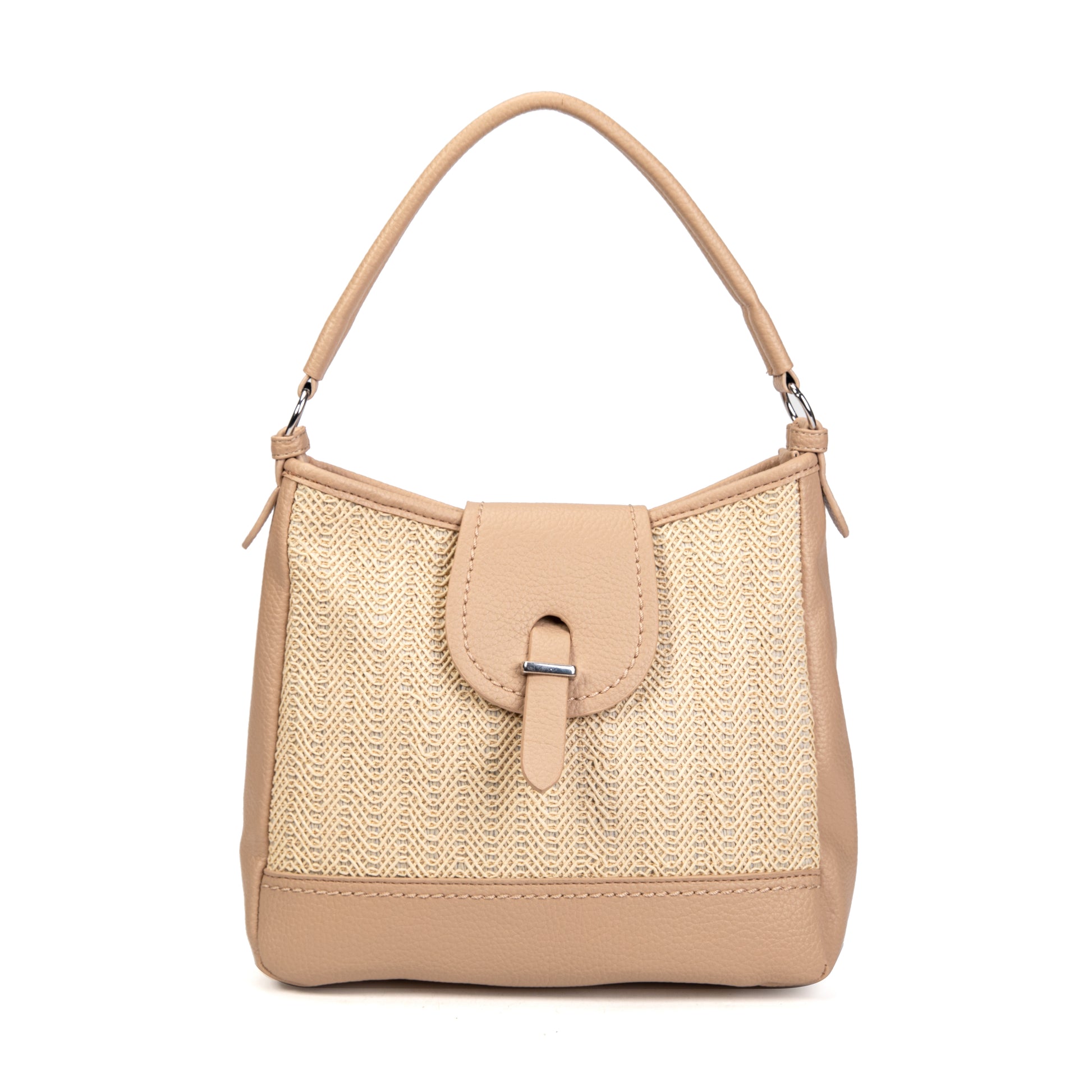 Bolso hobo rafia & polipiel | MAC&NOA® Riviera Hobo Bag