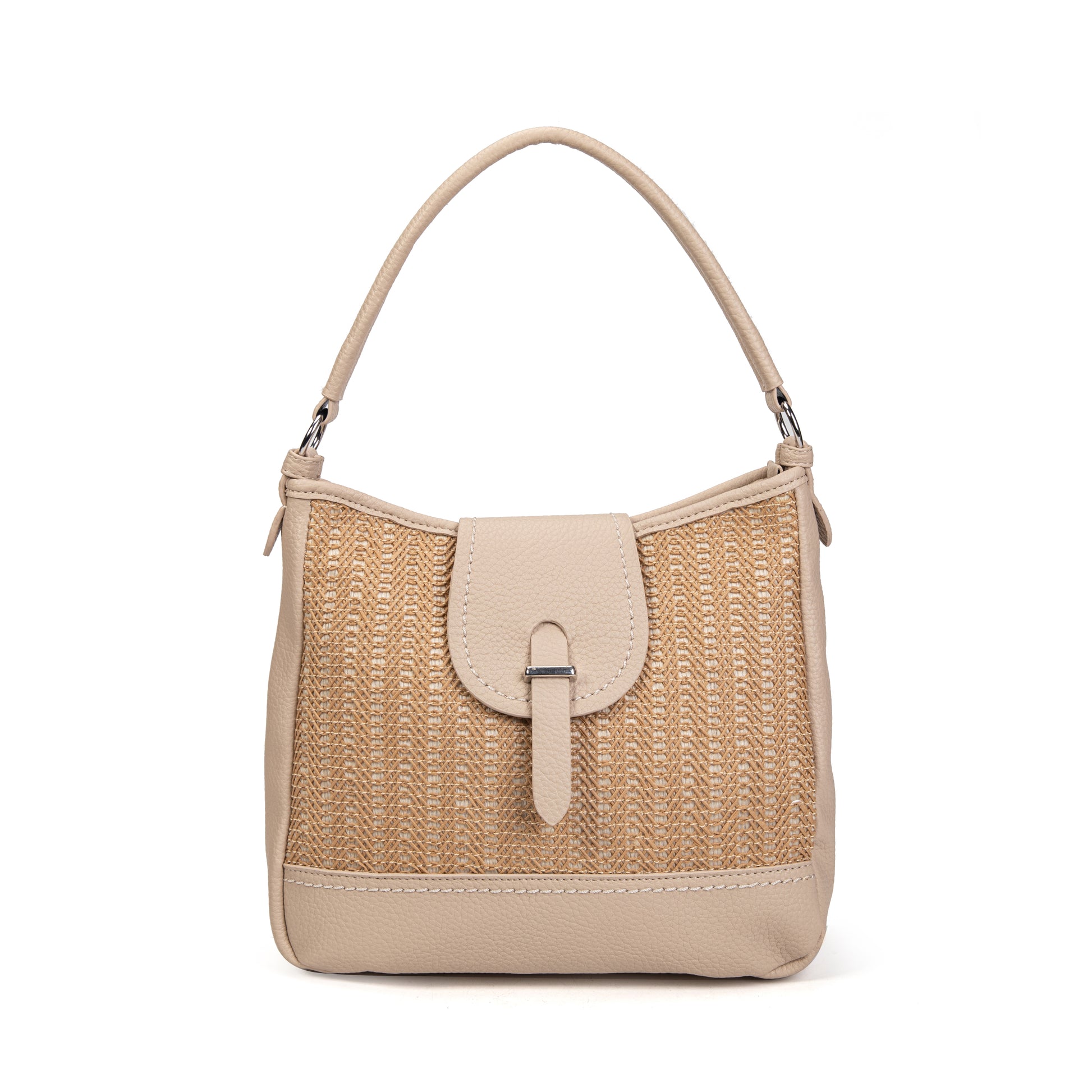 Bolso hobo rafia & polipiel | MAC&NOA® Riviera Hobo Bag