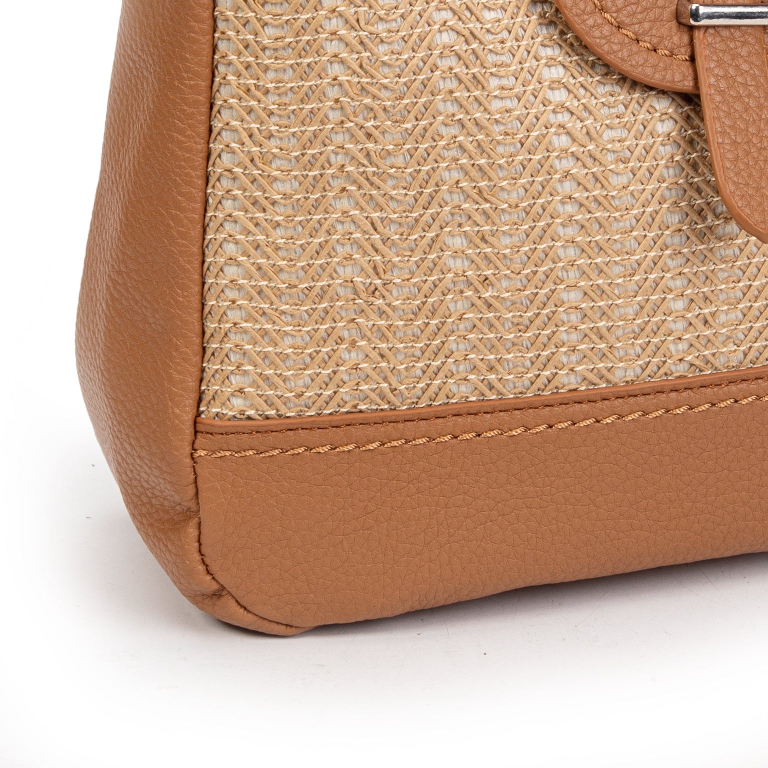 Bolso hobo rafia & polipiel | MAC&NOA® Riviera Hobo Bag