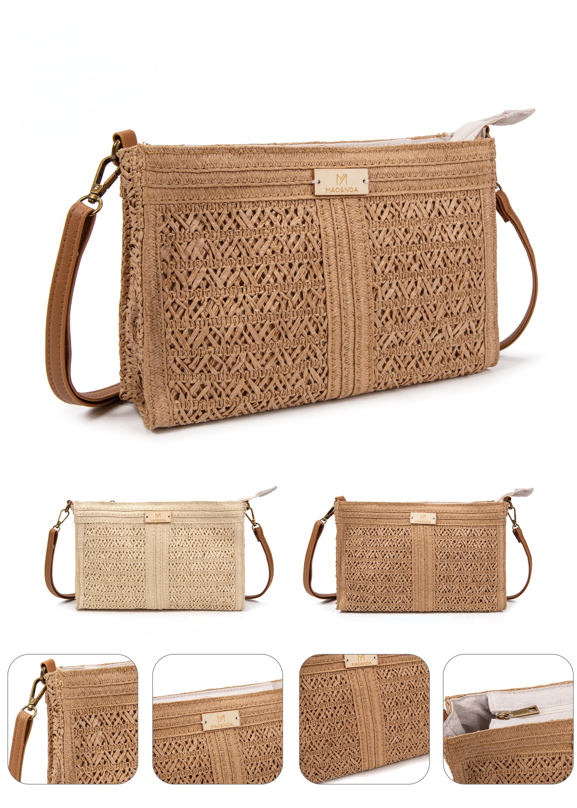 Clutch & Crossbody Lattice | MAC&NOA® Sobre Trenzado