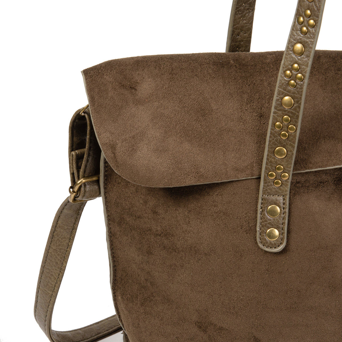 Bolso Shopper Mujer de Ante con Tachuelas Diseño Elegante para Otoño/Invierno 2027 Bolso de Hombro y Bandolera Estilo Moderno