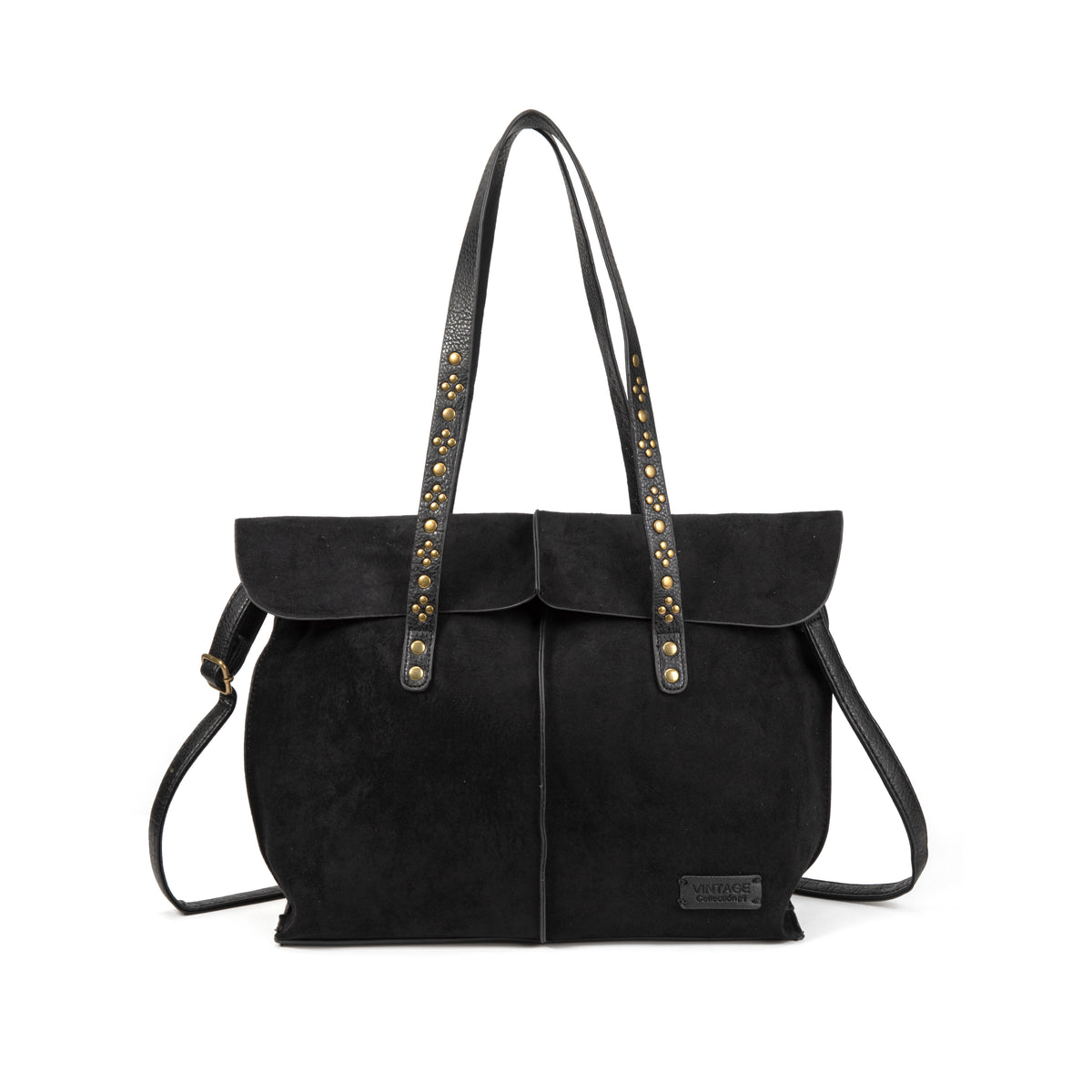 Bolso Shopper Mujer de Ante con Tachuelas Diseño Elegante para Otoño/Invierno 2027 Bolso de Hombro y Bandolera Estilo Moderno