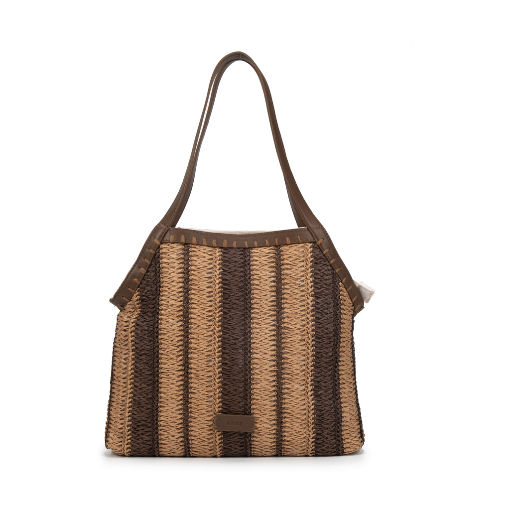 Bolso a rayas para el hombro