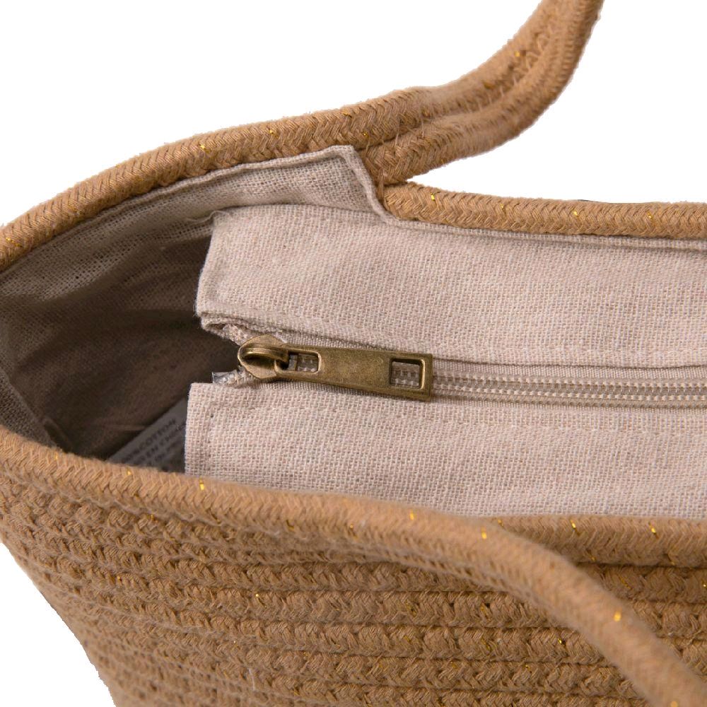 Bolso de mano en cuerda de algodon
